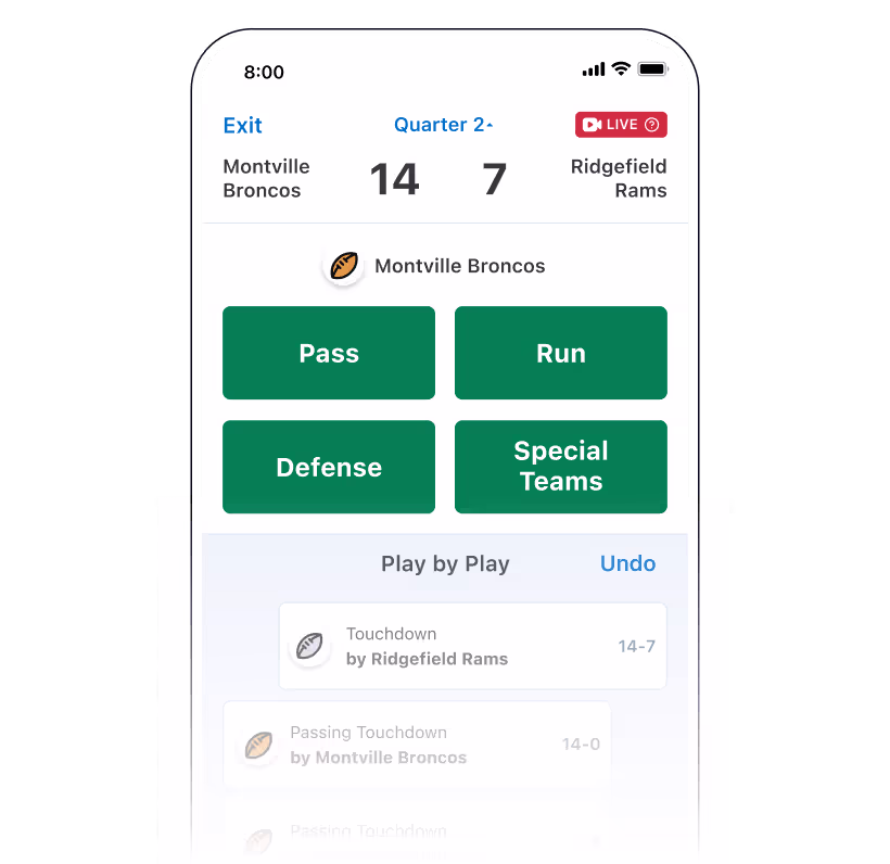football scorekeeping features